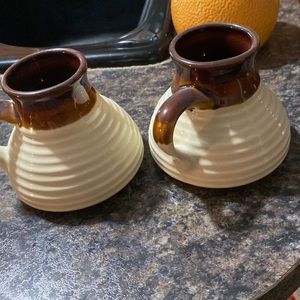 Stoneware mugs
